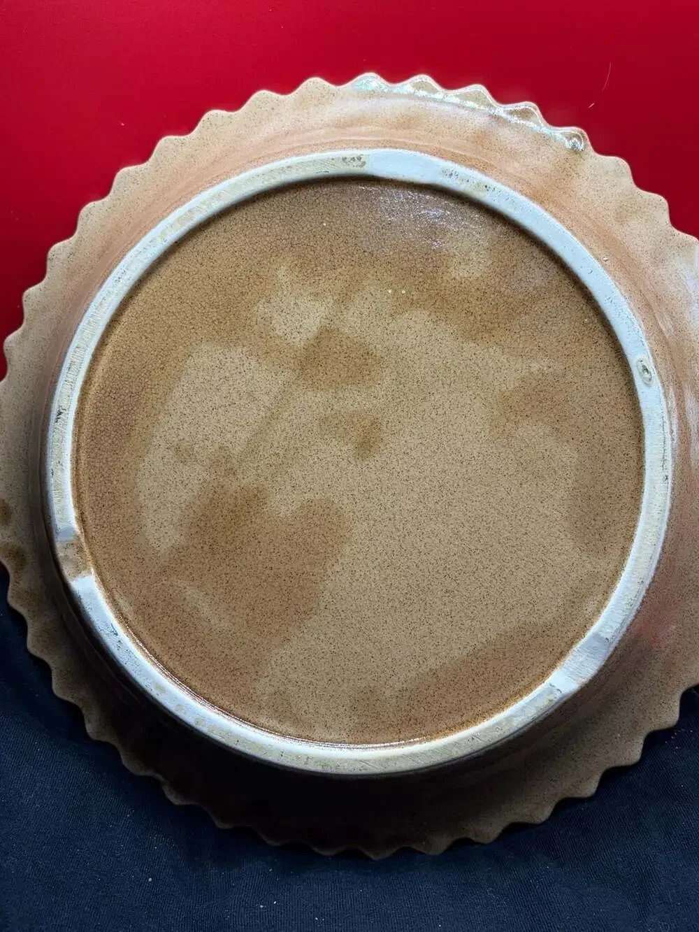 Vintage Pumpkin Pie Recipe Ceramic Baking Pie Plate Pan